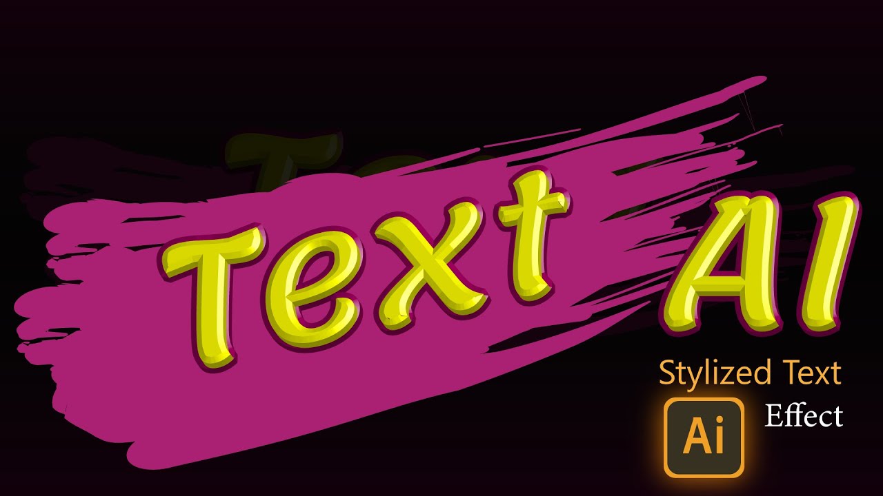 How To Create Vector Style Text Effects | Vector Editable Text Effects | Adobe Illustrator