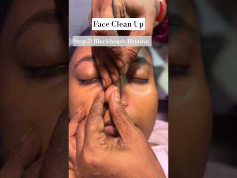 Face Clean Up👍...#beautiful #face #clean #up #makeuplook #facial #relaxing #parlour #shorts