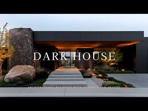 Earthborn Majesty: Stunning Dark House Design Ideas for Modern Living