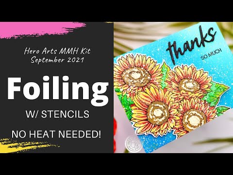 Foiling with Stencils: No Heat Needed!