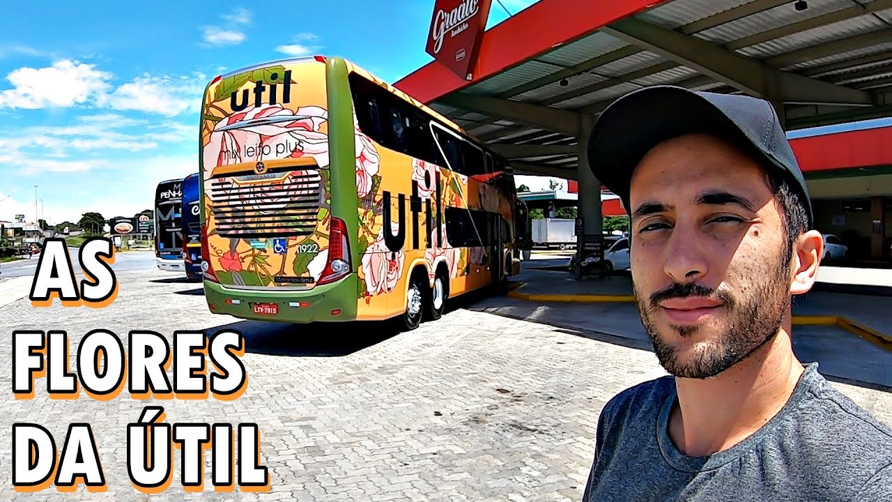 Viagem do RIO à SANTOS de ÔNIBUS pela VIAÇÃO ÚTIL no NEW G7 DD