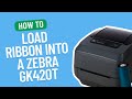 How to Load a Ribbon into a Zebra GK420T | Smith Corona Labels