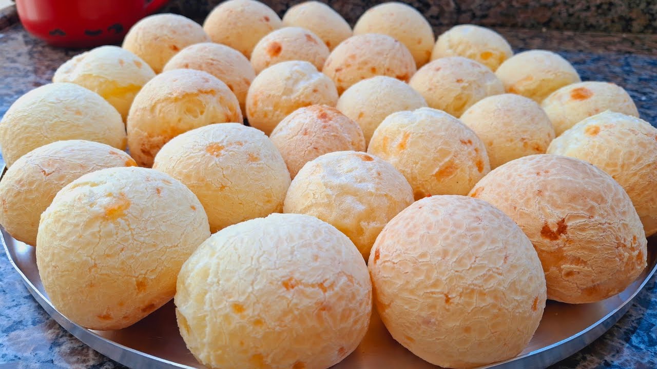 PÃO DE QUEIJO COM POLVILHO AZEDO- NÃO MURCHA FÁCIL e RÁPIDO