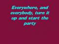 Camp Rock- Start The Party- Lyrics 