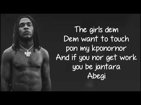 Burna boy   Odogwu (Lyrics Video)