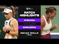 Elena Rybakina vs. Aryna Sabalenka | 2023 Indian Wells Final | WTA Match Highlights