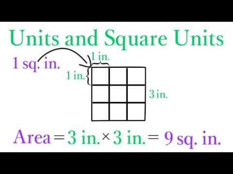 Lesson 03 Units and Square Units - SimpleStep Learning