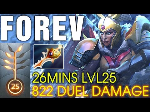 FoREv Legion Commander - 26Min Lvl25 - 822 Duel Damage - Divine Rapier - Dota 2 7.00