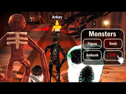 Trolling My Friend as EVERY DOORS MONSTER in Roblox..