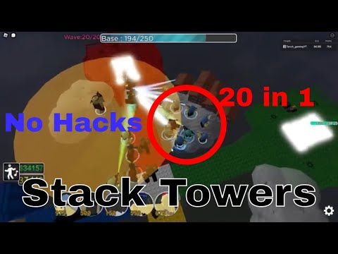 Como empilhar torres no Teapot Tower Defense | ROBLOX