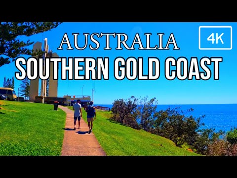 4K Duranbah Beach | Point Danger Lookout | Rainbow Bay Beach | HOT Gold Coast & Tweed Coast Day