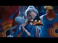 DAFFY DUCK SWEARING AND GETS HIT BY GRANNY ON SPACE JAM 2 AND BUGS BUNNY GETS MAD AT HIM