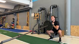 Landmine Squat Press