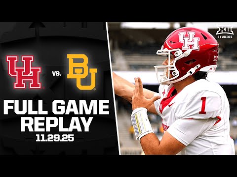 Houston vs. Baylor Full Game Replay (11.29.25) | 2025 Big 12 Football