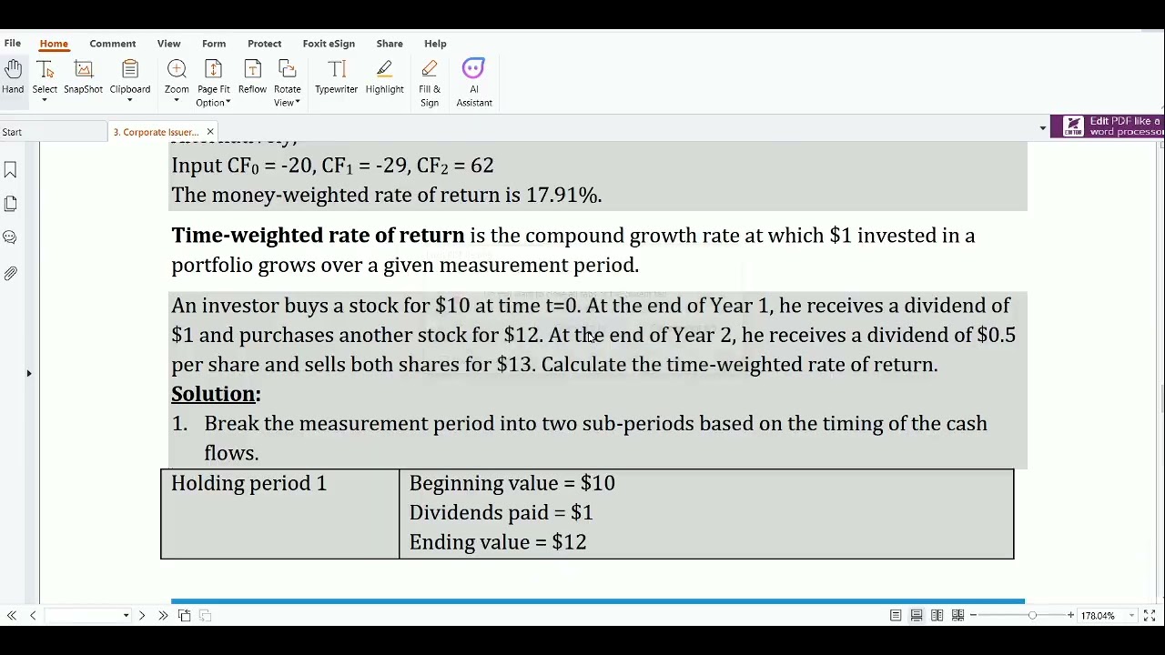 2025 CFA Level 1 IFT High Yield Notes