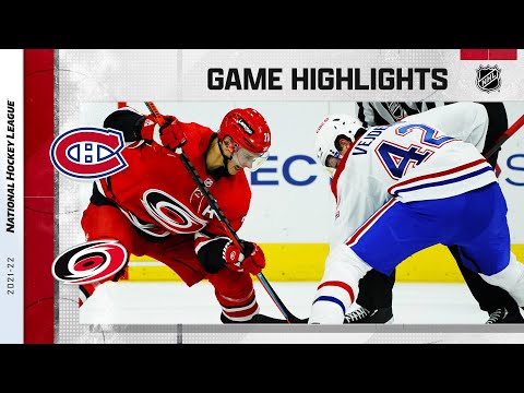 Canadiens @ Hurricanes 12/30/21 | NHL Highlights