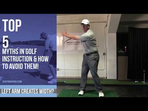 Myth #4 Creating width in your backswing.