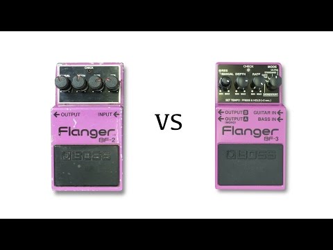 Boss BF-2 MIJ vs BF-3 Flanger