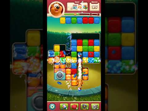 Toon blast level 2444 no powerups