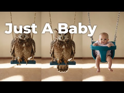 Owl Tries To Swing, Hilarity Ensues