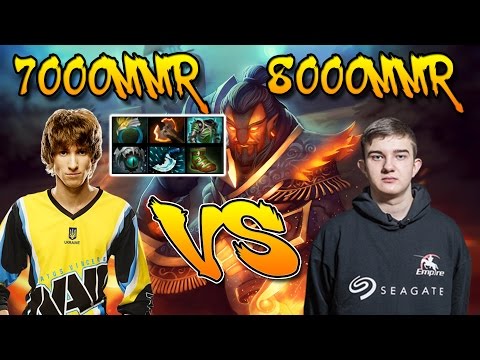 Dendi vs Alohadance - 7000 MMR vs 8000 MMR Solo Mid