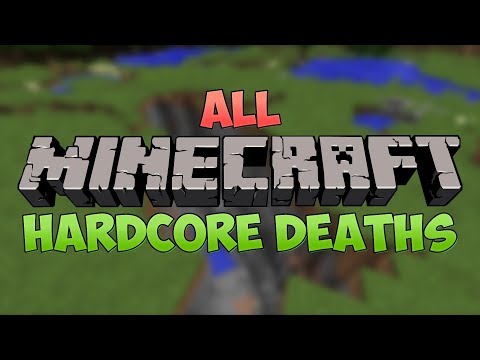 All Minecraft Hardcore Deaths (Season 1 - Season 6) | PeanutButterGamer