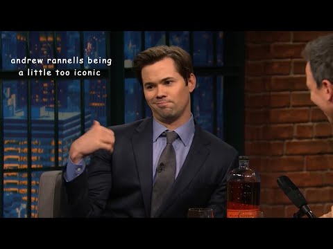 andrew rannells being a little TOO ICONIC on talk shows