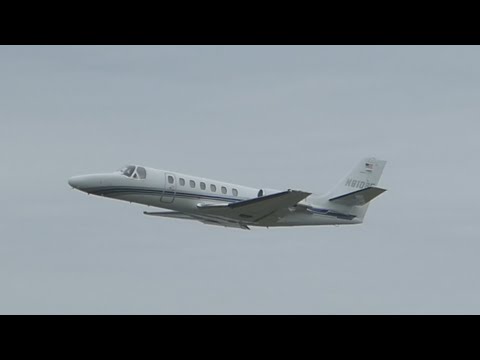 Cessna 560 Citation V [N810BE] Takeoff from PDX