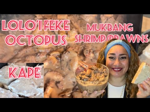 Feke Lolo’i-Pt1- wCoconut Cream &Shrimp &KAPE #poly #tonga #smallyoutubersupport #cooking #polytube