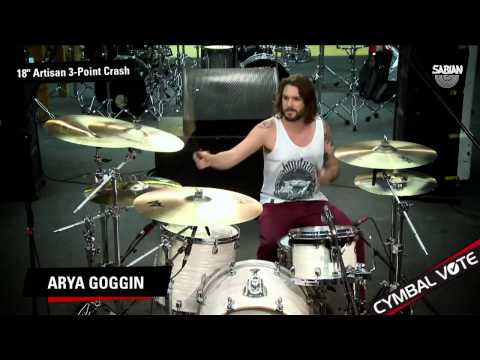 CYMBAL VOTE - Arya Goggin Demo's the 18" Artisan 3-Point Crash