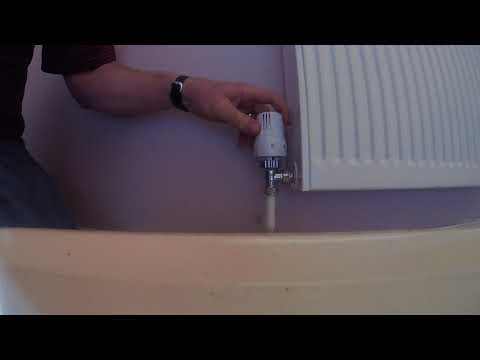 How to replace a thermostatic radiator valve