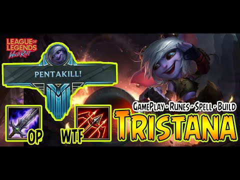 TRISTANA WILD RIFT BUILD | TRISTANA WILD RIFT PENTAL KILL | TRISTANA WILD RIFT GUIDE FIRST | RANK |