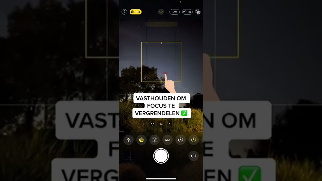 FOTO VAN DE STERREN #foto #sterren #nachtfoto #fototips #fotografie #tip #tricks