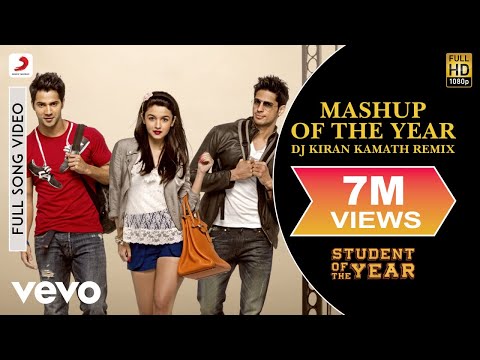 Mashup of the Year Remix Video - Student of the Year|Alia,Varun,Sidharth|Udit Narayan
