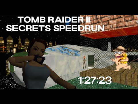 Tomb Raider II Glitched Secrets Speedrun 1:27:23 World Record