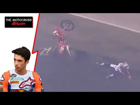 Tom Vialle OK after HUGE CRASH at Daytona Supercross!