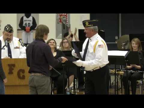 Veterans Day Program at Fountain Central High School on Nov. 9, 2018