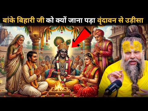 जब एक भक्त का विवाह कराने के लिए बांके बिहारी जी पहुंच गए उड़ीसा 🤯 जब बिहारी जी वृन्दावन से चल पड़े 