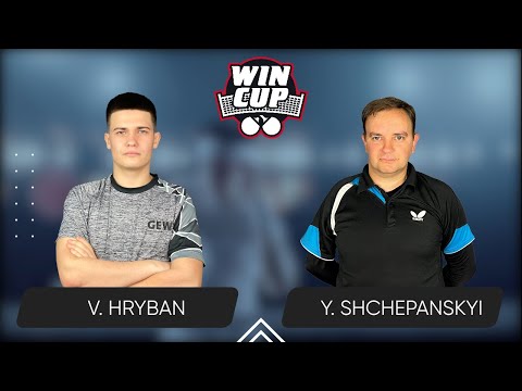 10:45 Vadym Hryban - Yurii Shchepanskyi West 2 WIN CUP 06.01.2024 | TABLE TENNIS WINCUP