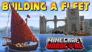 Building the MOST EPIC PIRATE Island in Hardcore Minecraft