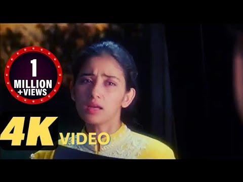 Khushiyan Aur Gham Saheti Hai (( Mann Songs )) | Aamir K, Manisha K | Udit N, Anuradha P | 4K Video