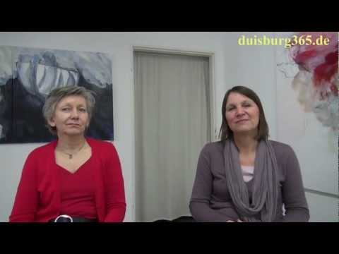 Gabriele Sowa und Ulrike Int-Veen im Kunstverein Duisburg Eröffnung 14-03-2013 Profil+Position