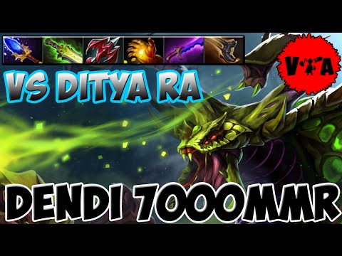 Dota 2 - Dendi 7000 MMR Plays Venomancer vol #1 - Ranked Match