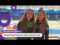 Schaats zussen Antoinette en Michelle gaan naar de Spelen