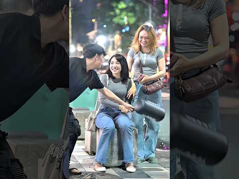 hammer prank to pretty women #shorts
