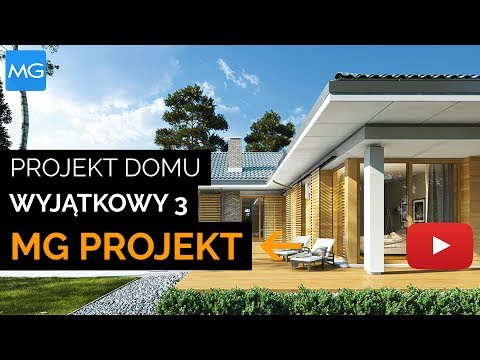Projekt domu Wyjątkowy 3 MG Projekt - 175.58 m2 - koszt budowy 295 tys. zł