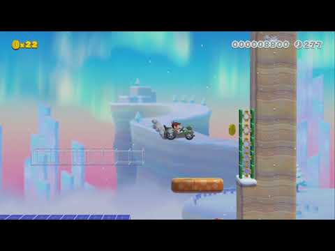 Mario Kart Sky Style by Knight1130 - Super Mario Maker 2 - No Commentary 1bt