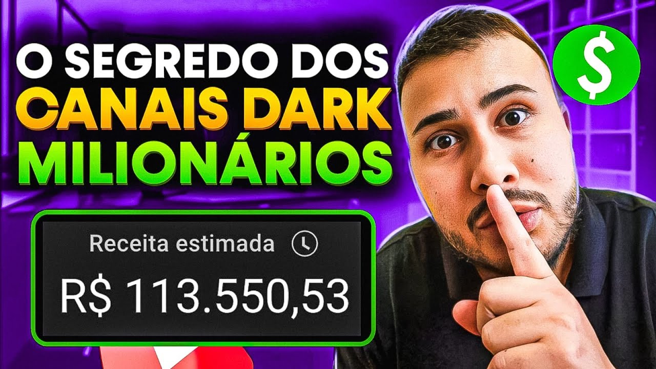 MOSTREI COMO EU FIZ R$113.550,53 COM MEU CANAL DARK EM APENAS 90 DIAS (COPIE E COLE MINHA ESTRATÉGIA