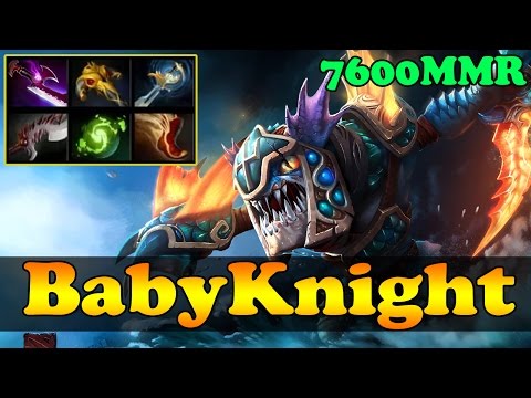 BabyKnight 7600 MMR Plays Slark Vol 1 - Ranked Match Gameplay - Dota 2