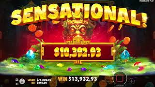 ๐ฐ Aztec Powernudge Slot Bonus Game Sensational Big Win ๐ค